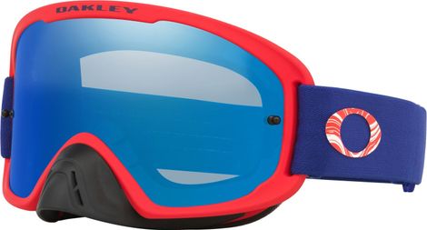 Oakley O-Frame 2.0 Pro MX Team Red / Black Ice Iridium Goggle / Ref : OO7115-64