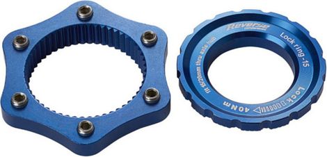 Adattatore Reverse CenterLock a 6 fori blu scuro