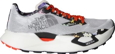 Chaussures Trail Unisexe The North Face Summit Vectiv Pro 3 - Race Edition - Floral Blanc/Rouge 