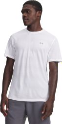 Under Armour Velociti herenfietsshirt met korte mouwen, wit