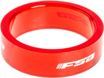 Entretoise de Direction FSA 1''1/8'' Polycarbonate Rouge