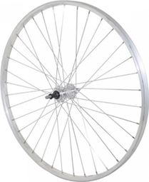 ROUE CITY 650X35B ALU ARRIERE MOY ALU AXE PLEIN RL 7-6-5V. (35-584) (VENDU AVEC ECROU 10X100)