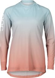 Women's Poc Essential MTB Lite Pink/Blue Long Sleeve Jersey