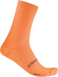 Chaussettes Castelli Espresso 18 Orange