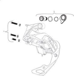 Kit de sujetadores Sram D Force E-Tap AXS