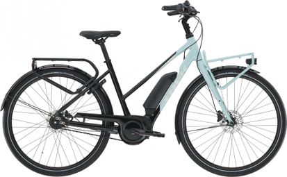 Vélo de Ville Électrique Trek District+ 2 Stagger Shimano Nexus 7V 400wh Noir / Bleu Clair 2023