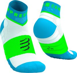 Compressport Ultra Trail sokken blauw/groen