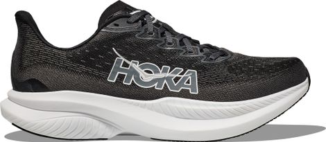 Hoka Mach 6 Running Shoes Black/White Men's