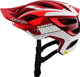 Troy Lee Designs A3 Mips Sram Helm Weiß/Rot