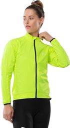 Veste de pluie vélo femme Cyclisme J2 Turini Jaune Brillant