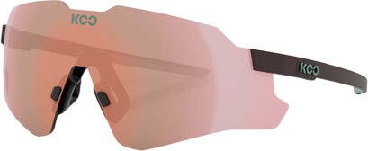 Unisex-Sonnenbrille KOO Nebula Chocolate Matt / Rose Gold Mirror