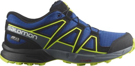 Salomon Speedcross CSWP Junior Blau Gelb Kinder