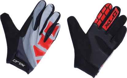 Handschuhe XLC CG-L13 Rot / Grau / Schwarz