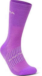 Calzini Endura Coolmax Race da donna viola/grigio/nero (confezione da 3)