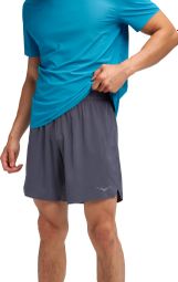 Hoka Glide 7in 2-in-1 Shorts Grau Mann