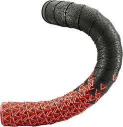 Deda Loop Lenkerband Schwarz / Rot mit Stopfen