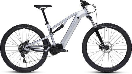 VTT Électrique Tout-Suspendu Rockrider E-Expl 500 S Microshift Acolyte 8V 500Wh 29'' Gris 2024