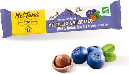 Barre énergétique Meltonic Céréales Bio Myrtilles Noisettes 30g