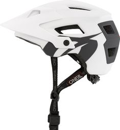 AM O'Neal Defender Solid Weiß / Grau Helm