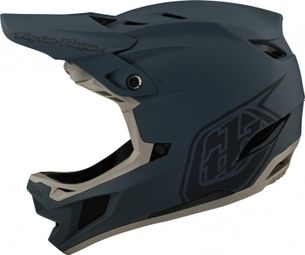 Casque Integral Troy Lee Designs D4 COMPOSITE Turquoise Gris
