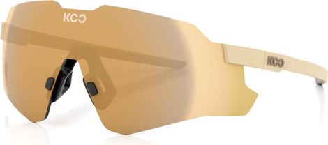 KOO Nebula Beige and Black Gold Glasses 