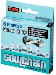 CHAINE 9 V YABAN 116 MAILLONS CHROME.