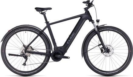 Cube nuride hybrid pro 750 allroad elektrische hybride fiets shimano deore 10s 750 wh 29'' zwart 2023