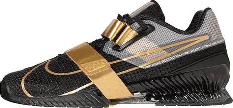 Nike Romaleos 4 Unisex Cross Training Shoe Black Gold