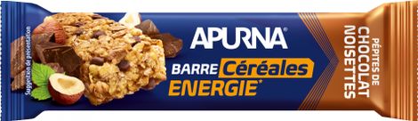 Barre Énergétique Apurna Céréales Chocolat Noisette 35 g