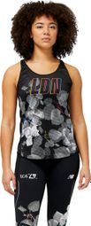 New Balance Impact Run London Women's Tank Top Black White