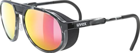 Uvex Mtn Classic P Schwarz/Rosa verspiegelte Gläser