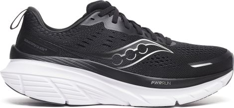 Chaussures Running Saucony Guide 18 Large Noir/Blanc Homme
