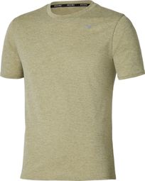 Mizuno Impulse Core Kurzarm-Trikot für Herren, beige