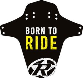 Spatbord voor/achter Reverse Born to Ride Zwart/Geel