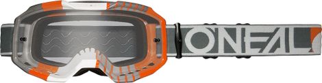 O'Neal B-10 Duplex Goggle Grey/Orange Clear Lens