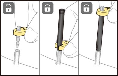 Topeak Valve Extender 40mm Black