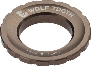 Wolf Toolth Externe Centerlock-Mutter Espresso Braun