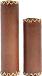 SIMSON Grips Cuir Marron - Longue/Courte