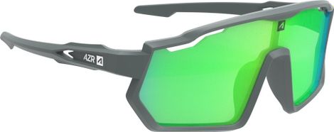 Gafas AZR Pro Race Jr Junior Gris Mate / Pantalla Verde