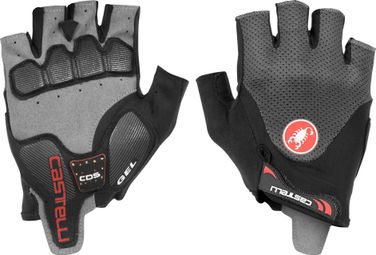 Castelli Arenberg Gel 2 Guantes Cortos Gris Negro