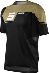Shot Rogue Revolt Kurzarmtrikot Schwarz / Gold