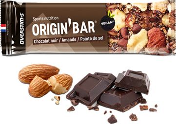 Energy bars x4 Overstims Origin Bar Chocolate Almond