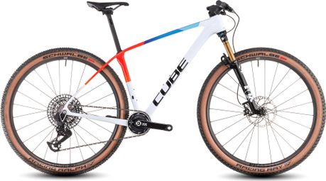Cube Phenix C:68X SLT Hardtail MTB Sram 12S 29'' Teamline Bianco Blu Rosso 2025