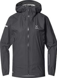 Giacca impermeabile Haglöfs L.I.M Gore-Tex II Donna Nero