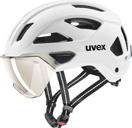 Casque Ville Uvex Stride Visor Blanc