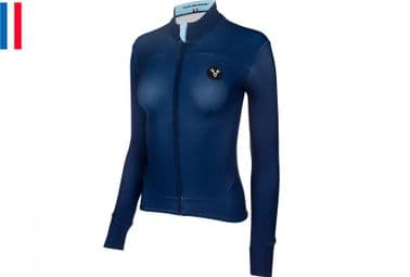 LeBram Croix Fry Long Sleeve Jersey Blue Donna Fitted