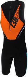 Ärmelloser Neoprenanzug Z3R0D Speedsuit Elite Schwarz Orange