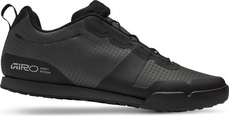 MTB-schoenen voor platte pedalen Giro Tracker Fastlace Zwart
