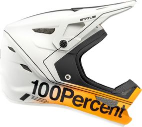 100% Status Carby / Silver Helmet