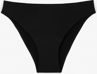 Culotte Menstruelle pour Ados - Flux moyen - Noir